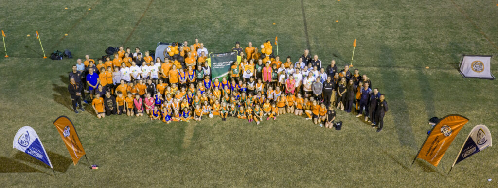 Drone photo of BDFC at Waterfront Callan Park