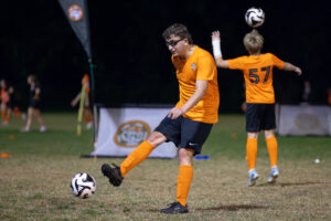 BDFC All Abilities football player at Waterfront, Callan Park