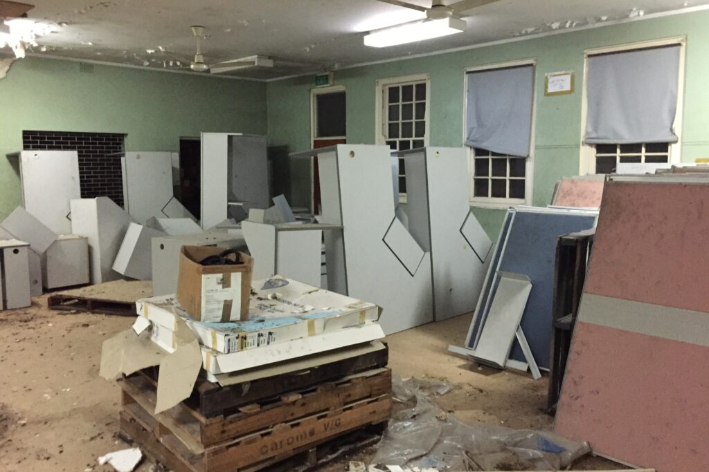 Room 15A inside Building 497 in Callan Park - 2018